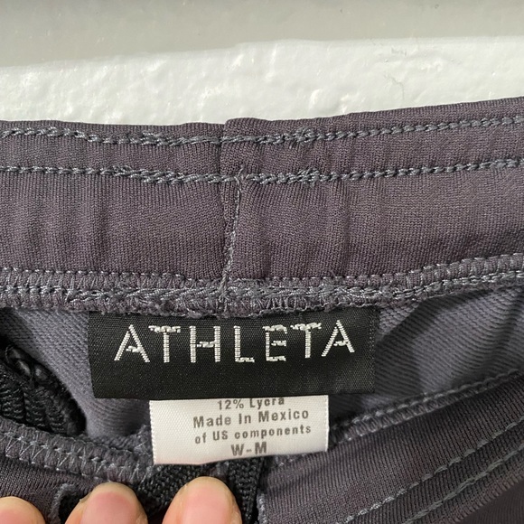 Athleta Women Gray Jogger Pants- Size Medium - Picture 6 of 7